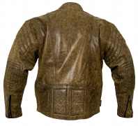 LEDER24H Motorcycle Leather Jacket brown 2035