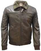 Men's Leather Jacket brown