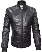 Lamb Leather Jacket black 9020