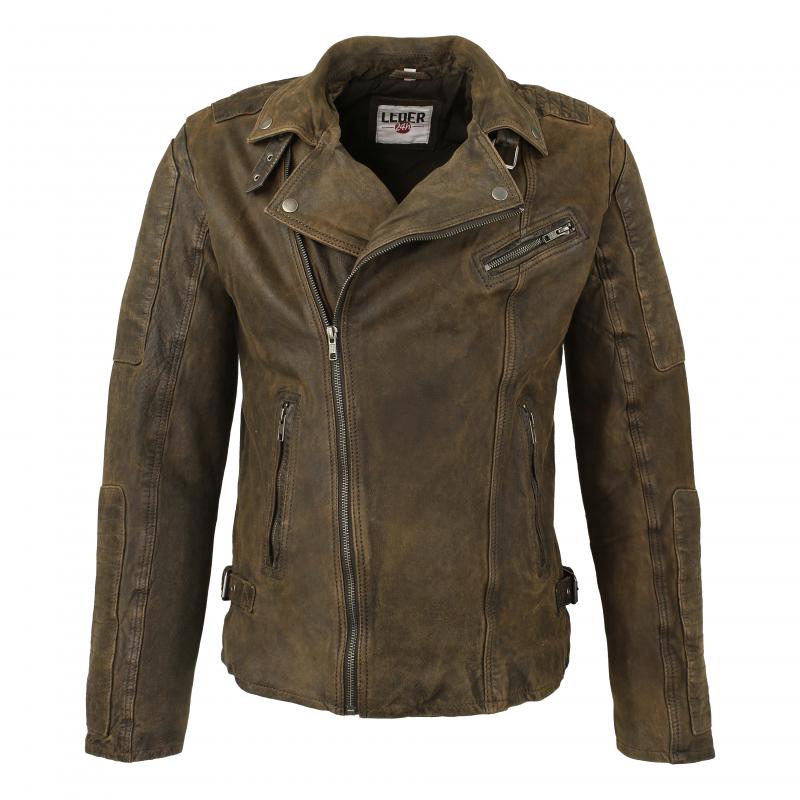 Jacket from very soft light Leather 9002