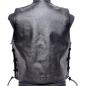 Preview: LEDER24H Leather Vest in Black 1014