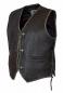 Preview: LEDER24H Leather Vest in brown 1050-BR