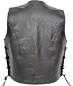 Preview: LEDER24H Leather Vest in Cords 1050-SP