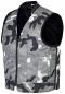 Preview: LEDER24H Camouflage Vest with Zipper grey 1093