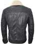 Preview: LEDER24H Soft leather jacket with fur collar 9015