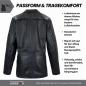 Preview: Leder24h-Men's-Leather-Coat-Black-Lightweight-Leather-Coat-2068