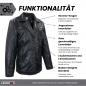 Preview: Leder24h-Men's-Leather-Coat-Black-Lightweight-Leather-Coat-2068