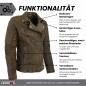 Preview: leder24h men's leather jacket brown retro side