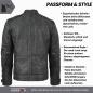 Preview: leder24h men's leather jacket grey vintage light soft leather