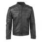 Preview: leder24h men's leather jacket grey vintage light soft leather