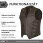Preview: Leder24h 1026 men's biker vest made of high-quality cowhide with adjustable side zippers