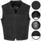 Preview: Detail of the back, the surface, the inside pocket biker vest 1060