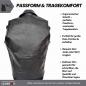 Preview: leder24h 1066 Men's leather vest for motorcycle and bike wearable over jacket