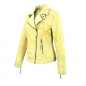Preview: Leder24h Ladies Leather Jacket yellow 2052