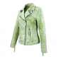 Preview: Leder24h Ladies Leather Jacket green 2056