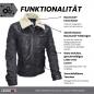 Preview: leder24h-men's-leather-jacket-black-9015-light-soft-leather-jacket-spring-autumn-fur-collar-fur
