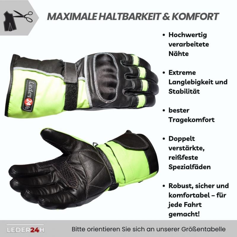 Leder24h Leather Gloves 3020