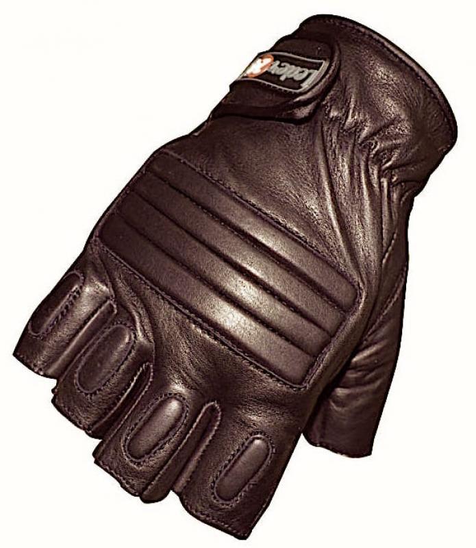 Leder24h Summer Motorcycle Brown Gloves  3083