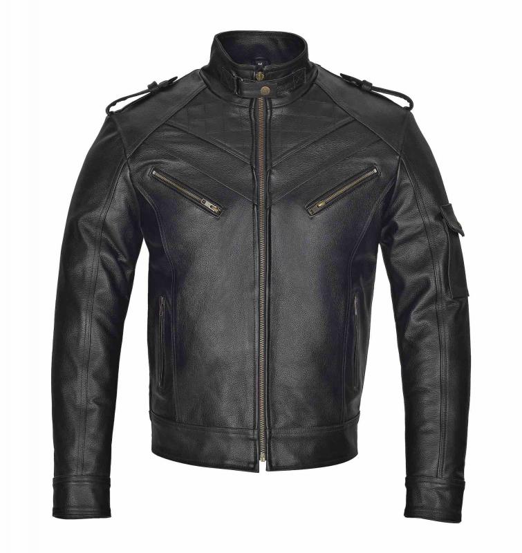 Leather motorcycle jacket 2025