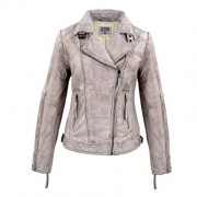 Leder24h Ladies Leather Jacket brown 2058