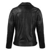 Leder24h Ladies Leather Jacket black 2054