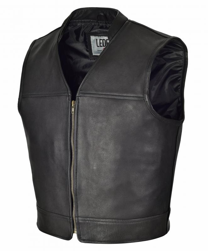 leather24h-leather-vest-men's-biker-vest-jacket-1067-side-view