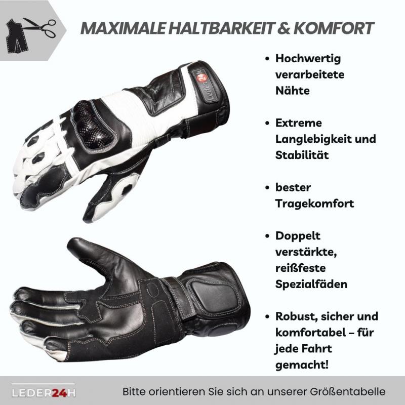 Leder24h Leather Gloves 3015