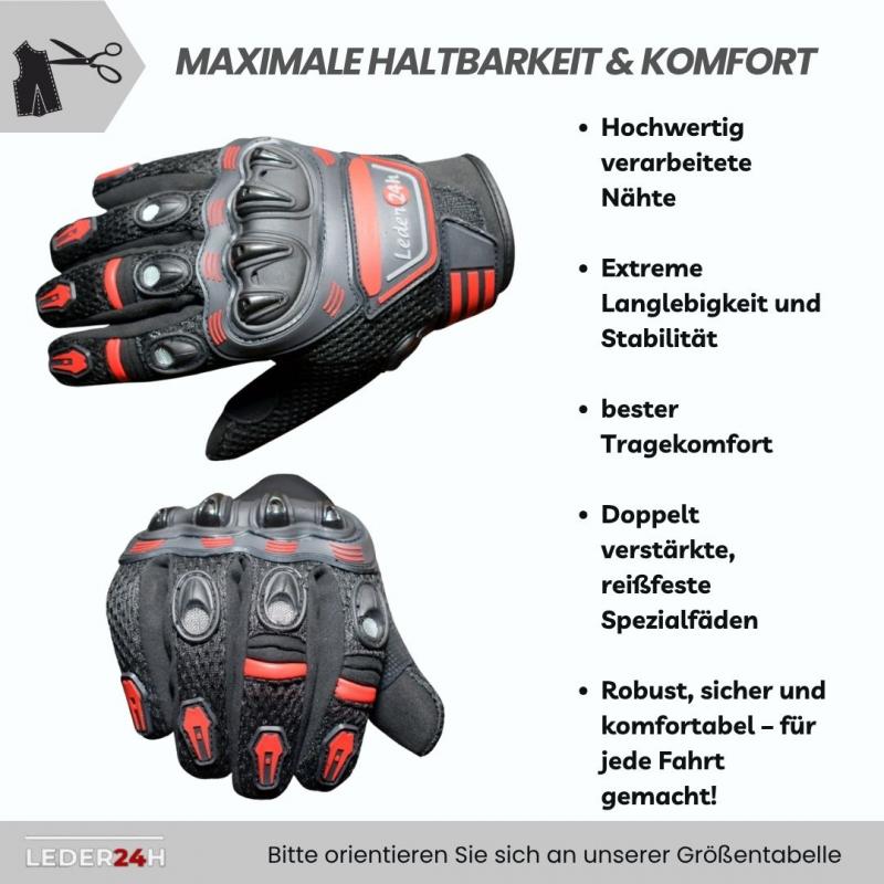 Leder24h Leather Gloves 3046