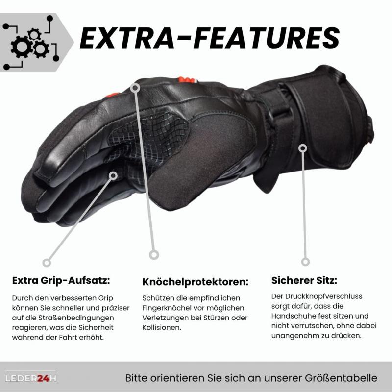 Motorbiker biker gloves 3055