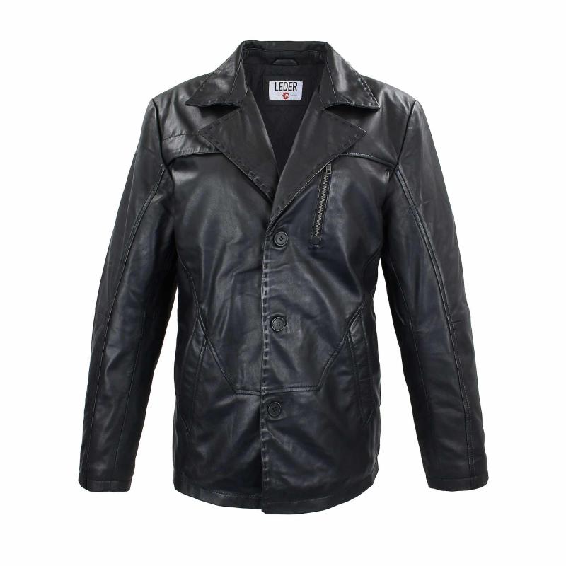 Leder24h-Men's-Leather-Coat-Black-Lightweight-Leather-Coat-2068