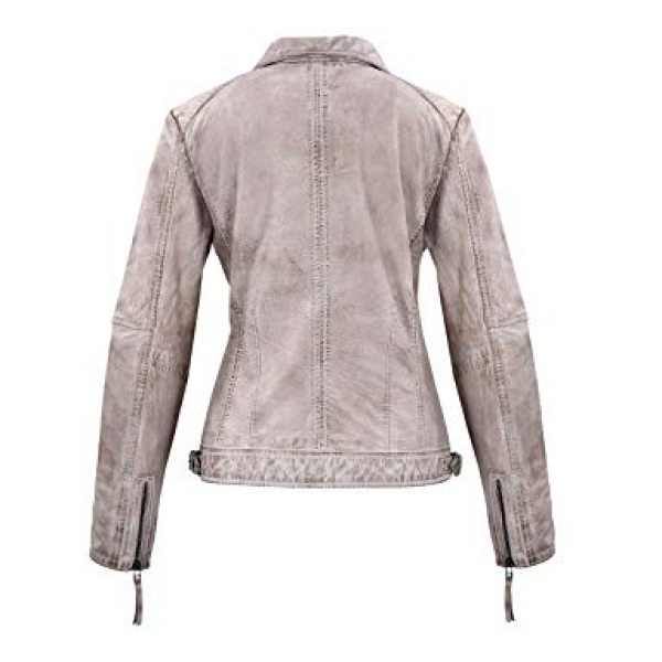 Leder24h Ladies Leather Jacket brown 2058